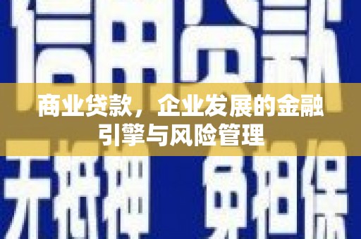 荔城商业贷款，企业发展的金融引擎与风险管理