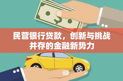 荔城民营银行贷款，创新与挑战并存的金融新势力