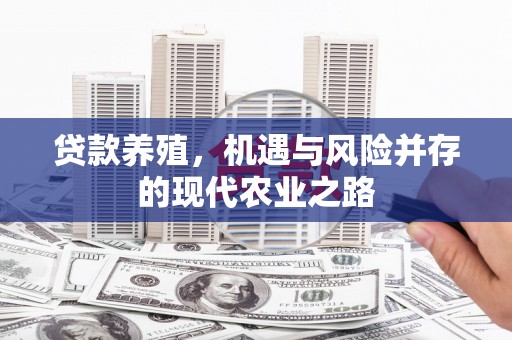 荔城贷款养殖，机遇与风险并存的现代农业之路