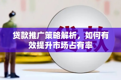 荔城贷款推广策略解析，如何有效提升市场占有率
