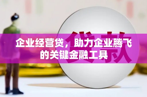 荔城企业经营贷，助力企业腾飞的关键金融工具