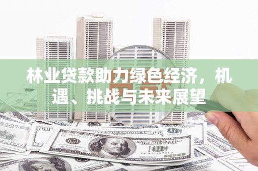 荔城林业贷款助力绿色经济，机遇、挑战与未来展望