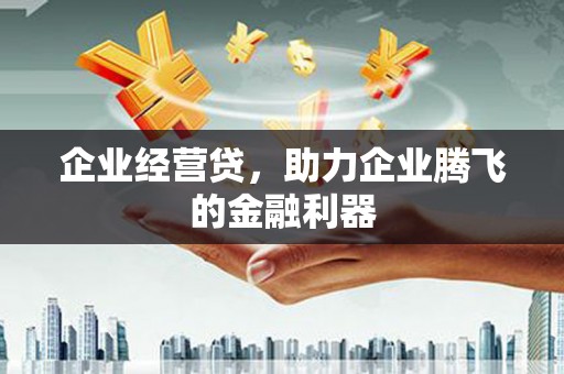 荔城企业经营贷，助力企业腾飞的金融利器