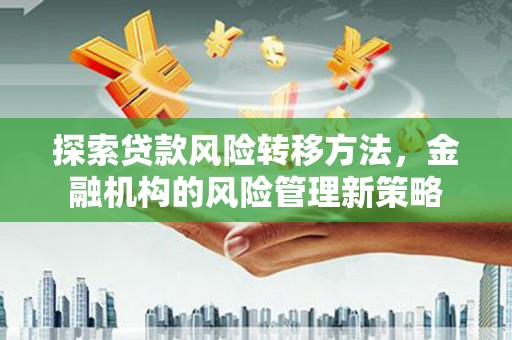 荔城探索贷款风险转移方法，金融机构的风险管理新策略