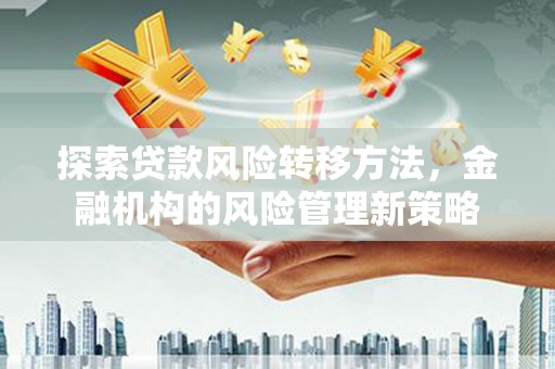 荔城探索贷款风险转移方法，金融机构的风险管理新策略