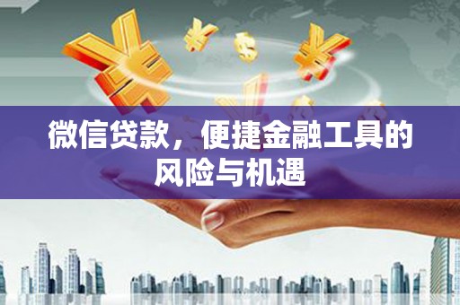 荔城微信贷款，便捷金融工具的风险与机遇