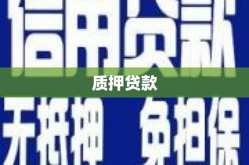 荔城质押贷款