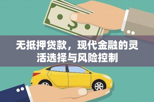 荔城无抵押贷款，现代金融的灵活选择与风险控制