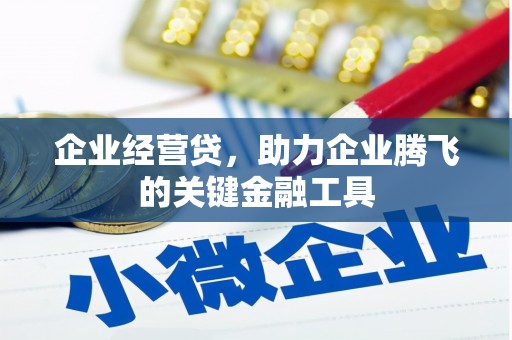 荔城企业经营贷，助力企业腾飞的关键金融工具