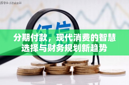 荔城分期付款，现代消费的智慧选择与财务规划新趋势