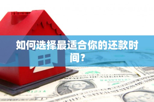 荔城如何选择最适合你的还款时间？