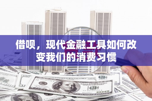 荔城借呗，现代金融工具如何改变我们的消费习惯