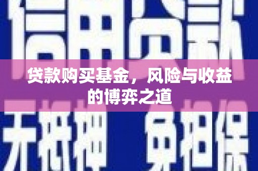 荔城贷款购买基金，风险与收益的博弈之道