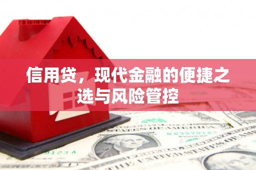 荔城信用贷，现代金融的便捷之选与风险管控