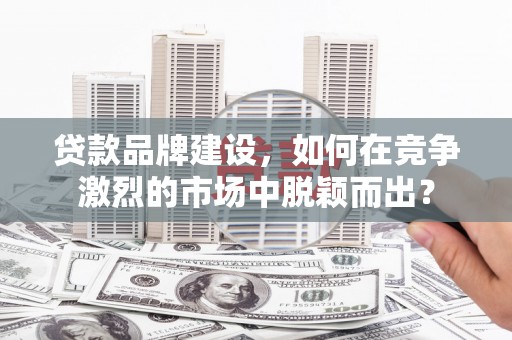 荔城贷款品牌建设，如何在竞争激烈的市场中脱颖而出？