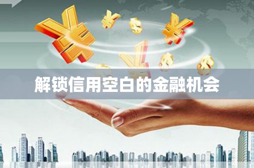 荔城解锁信用空白的金融机会