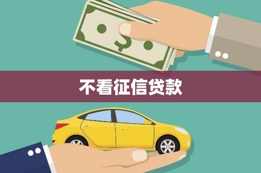 荔城不看征信贷款