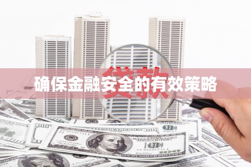 荔城确保金融安全的有效策略