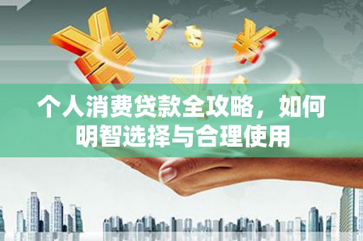 荔城个人消费贷款全攻略，如何明智选择与合理使用