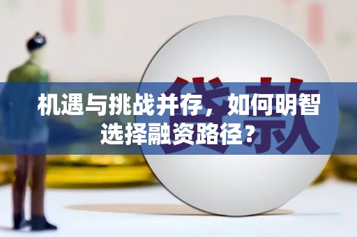 荔城机遇与挑战并存，如何明智选择融资路径？