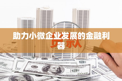 荔城助力小微企业发展的金融利器